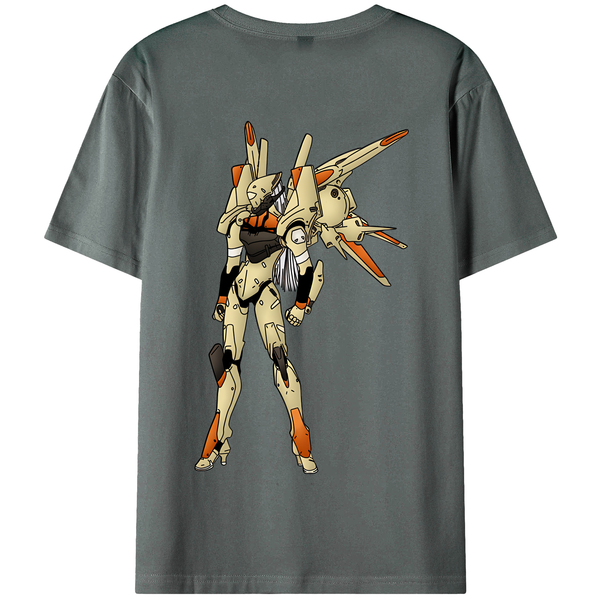 （画像用） EVA 新世紀エヴァンゲリオン 綿100％半袖Tシャツ（背面プリント）